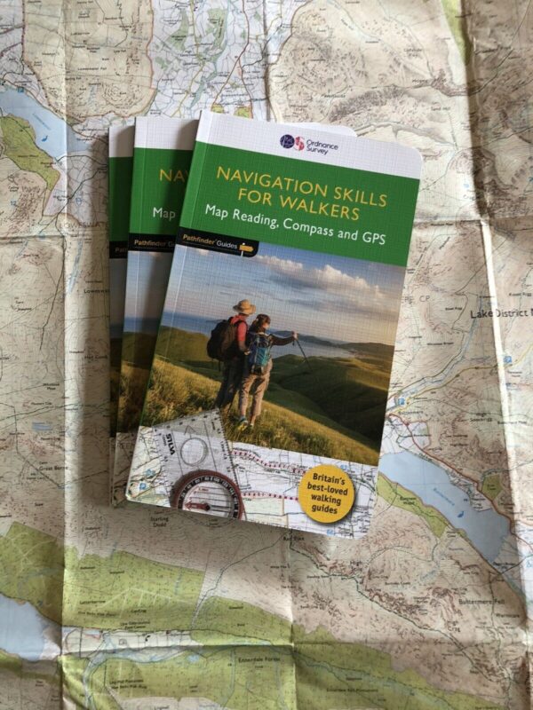 A picture of the Navigation skills for walkers Book' that is on sale on our website.